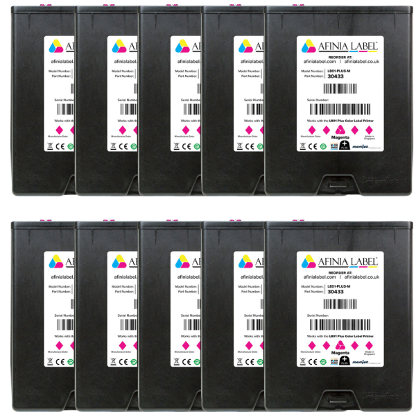 Afinia L801 plus Magenta Tintenkartuschen 10er Set